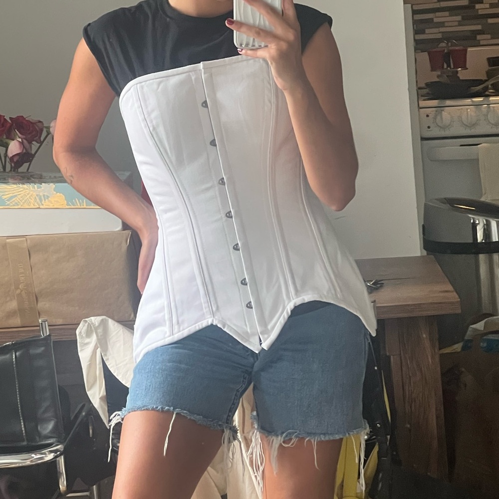 White Authentic Corset